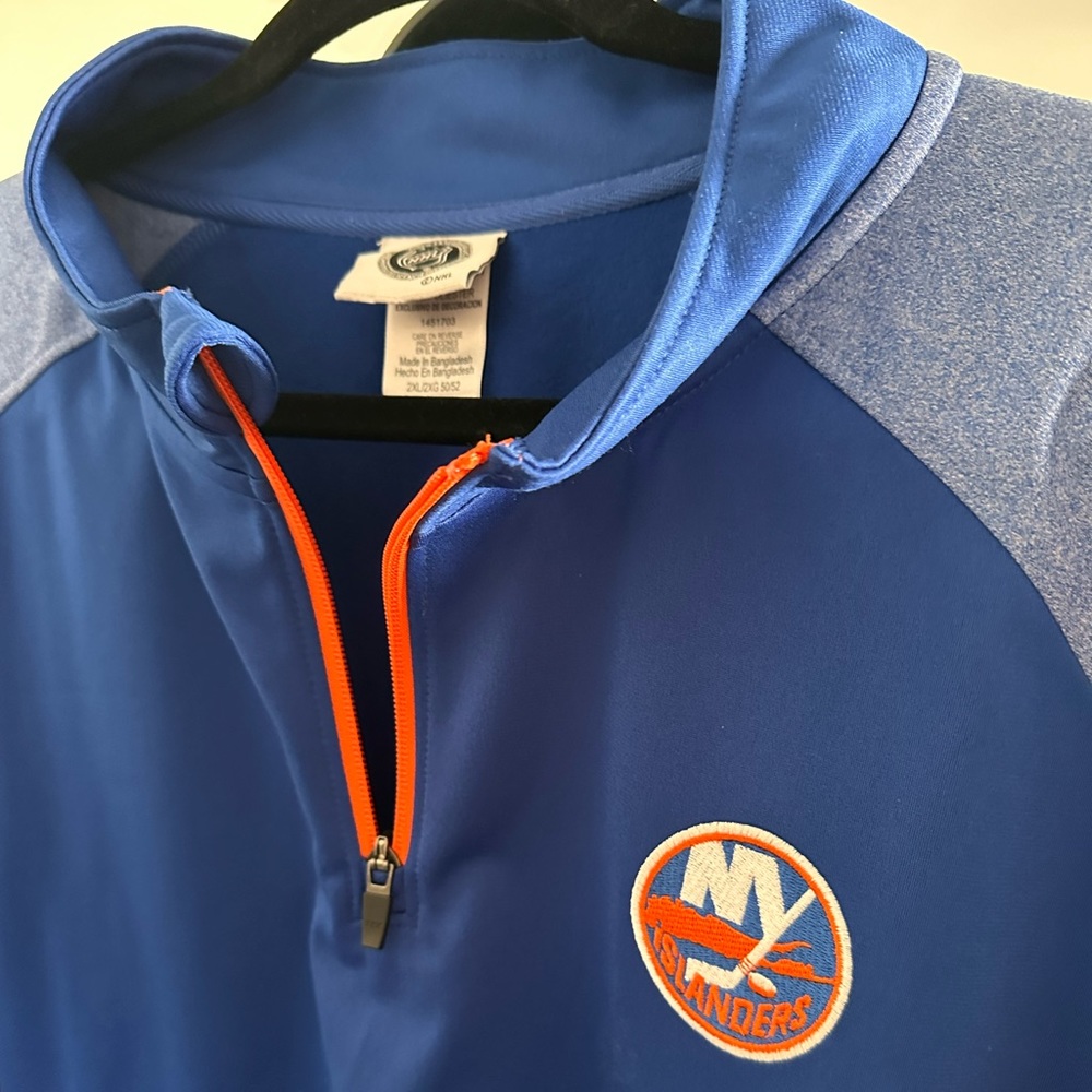 New York Islanders Long Sleeve 3/4 Zip XXL